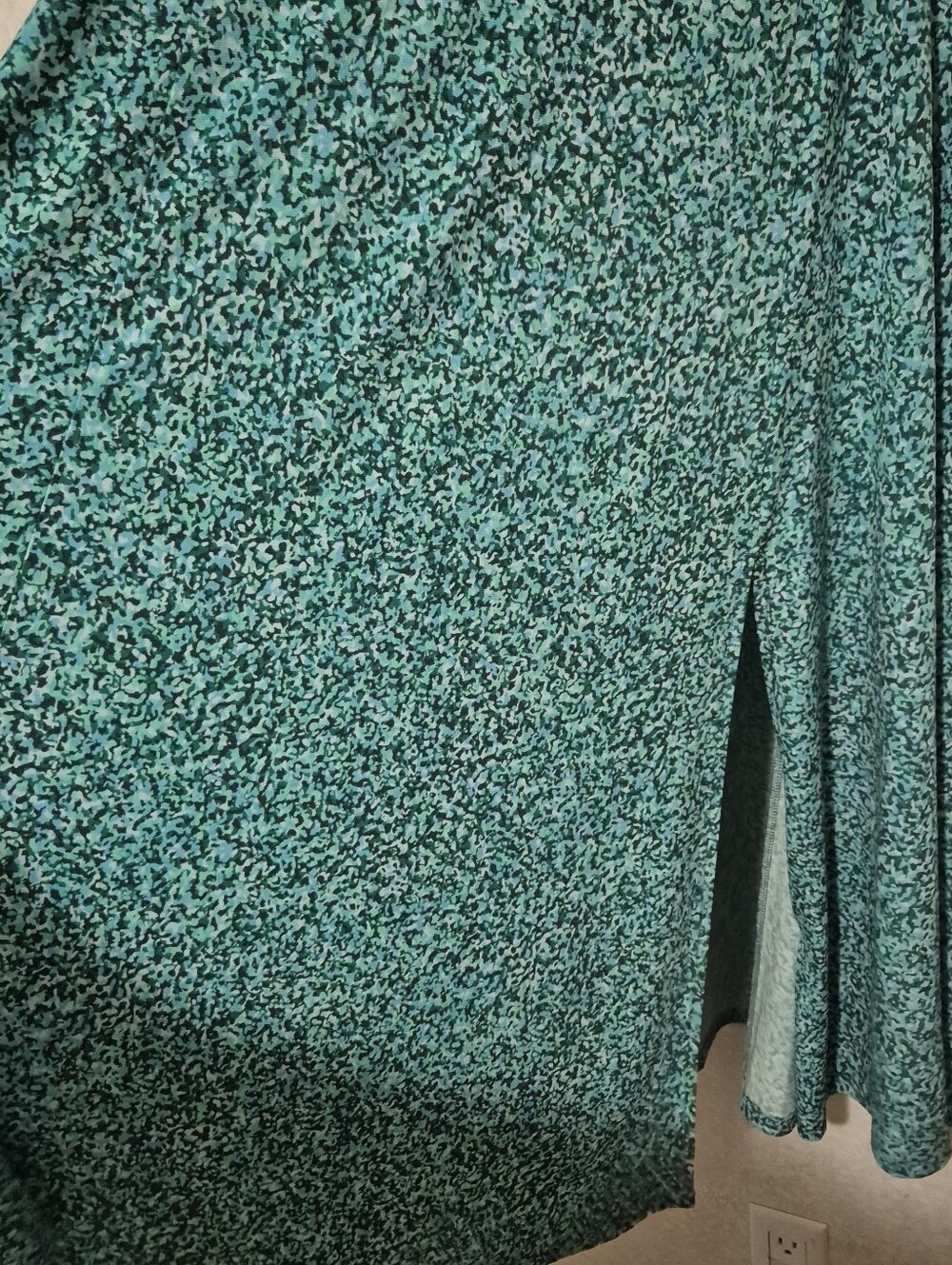 Michael Kors Teal Floral Sleeveless Maxi Dress  Size:XL - Picture 3 of 12